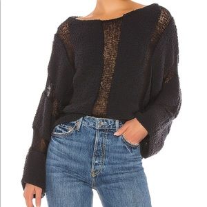 Wildfox Cropped Kara Bold Stripe Sweater